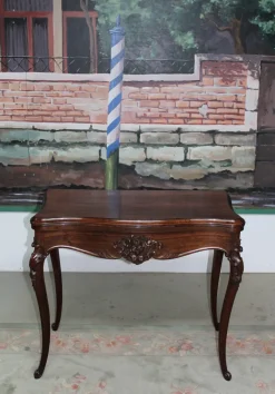 Outlet Pamono Antique Rosewood Game Table