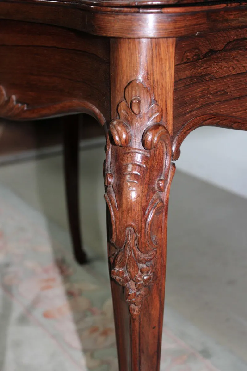 Outlet Pamono Antique Rosewood Game Table