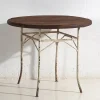 Outlet Pamono Antique Round Metal Outdoor Table, France, 1900s