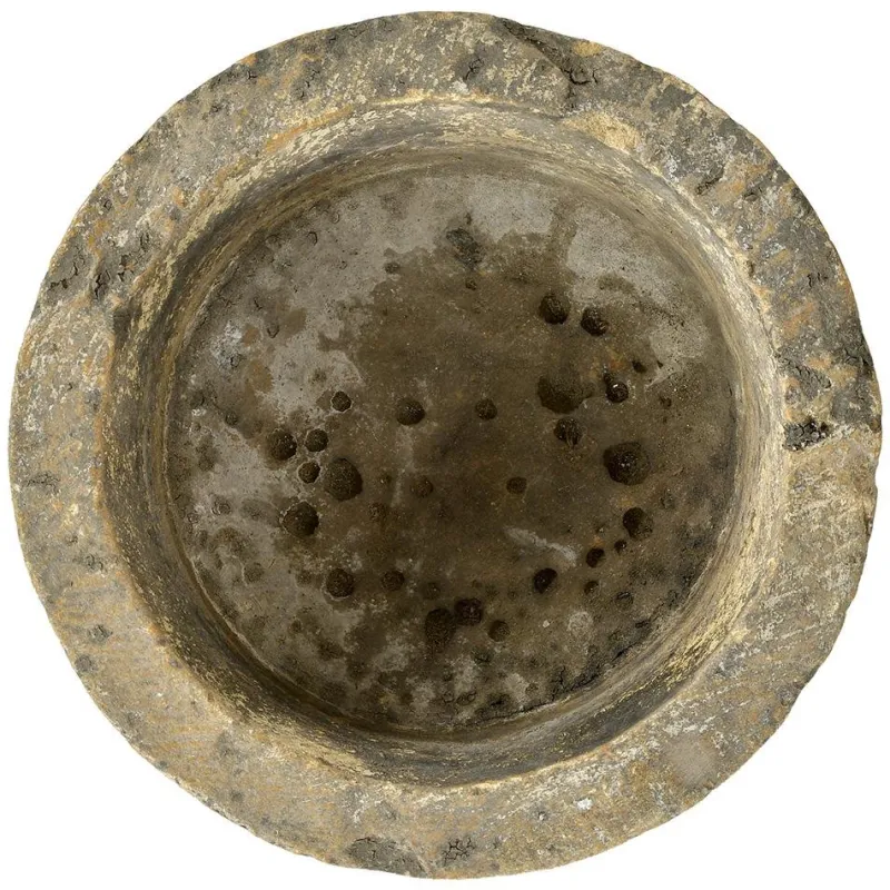 Pamono Antique Round Stone Planter> Planters And Jardiniere
