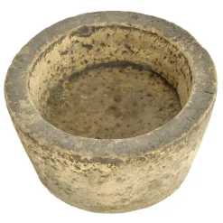 Pamono Antique Round Stone Planter> Planters And Jardiniere