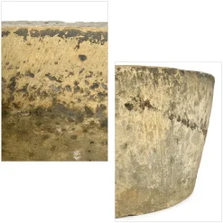 Pamono Antique Round Stone Planter><noscript><img width=