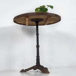 Pamono Antique Round Terrace Table, 1900s><noscript><img width=