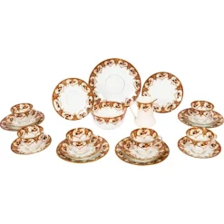 Outlet Pamono Antique Royal Albert Crown China Porcelain Tea Set, 1920s, Set of 21