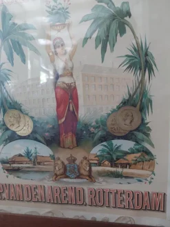 Discount Pamono Antique Royal Dutch Cigar Factory Advertising Poster, 1890s
