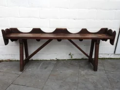 Pamono Antique Rustic Oak Bench, 1800s> Benches