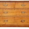 Pamono Antique Satin Walnut Chest of Drawers, 19th Century> Dressers, Commodes & Chests