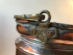 Pamono Antique Scandinavian Coal or Fireplace Bucket in Copper, 18th Century><noscript><img width=
