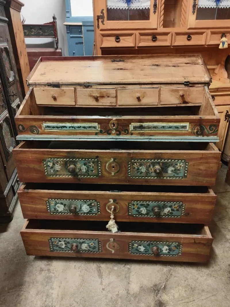Pamono Antique Secretaire in Pine, 1850> Secretaires