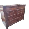 Pamono Antique Secretaire with Drop-Leaf Top Drawer and Internal Drawers in Briar Root, 1890
