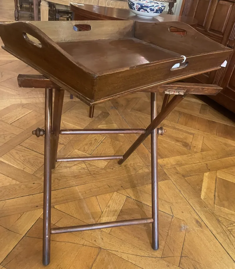 Pamono Antique Servant Dit Butler Tray, 1800s> Trays