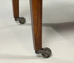 Sale Pamono Antique Serving Trolley with Folding Side Panels and Removable Tray, 1920s