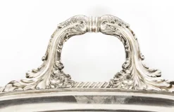 New Pamono Antique Sheffield Silver Plated Tray, 1780s