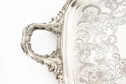 New Pamono Antique Sheffield Silver Plated Tray, 1780s