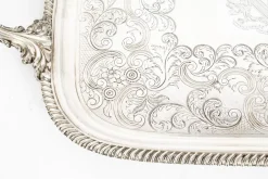 New Pamono Antique Sheffield Silver Plated Tray, 1780s