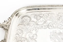 New Pamono Antique Sheffield Silver Plated Tray, 1780s