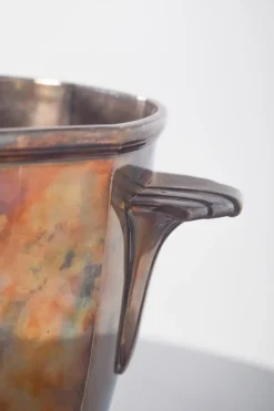 Pamono Antique Shell Ice Bucket in Silver, 1960s> Ice Buckets & Wine Coolers