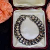 Pamono Antique Silver and Rose Gold Link Bracelet, 1890s> Bracelets