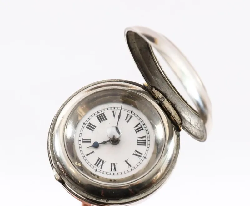 Pamono Antique Silver and Snakewood Watch Opera Cane, 1800s> Watches