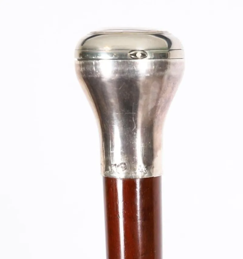 Pamono Antique Silver and Snakewood Watch Opera Cane, 1800s> Watches