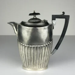 Pamono Antique Silver Plated Coffee Pot by Sheffield, 1890s> Coffee & Tea Service