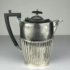 Pamono Antique Silver Plated Coffee Pot by Sheffield, 1890s> Coffee & Tea Service