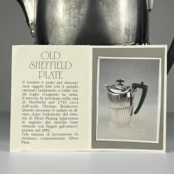 Pamono Antique Silver Plated Coffee Pot by Sheffield, 1890s><noscript><img width=