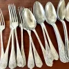 Online Pamono Antique Silver Plated Cutlery, Set of 18