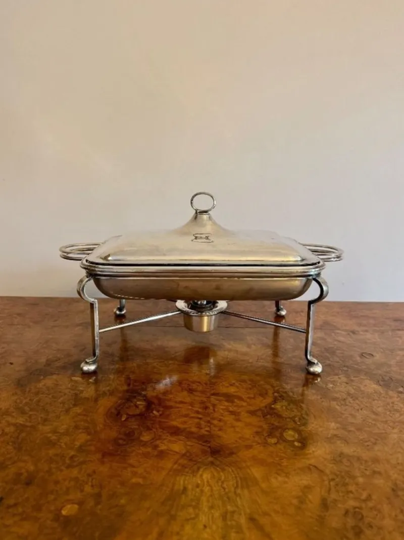 Pamono Antique Silver Plated Egg Warmer by Mappin and Webb, 1900> Dinnerware Accessories