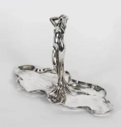 Pamono Antique Silver Plated Sweets Tray from WMF, 1900s><noscript><img width=