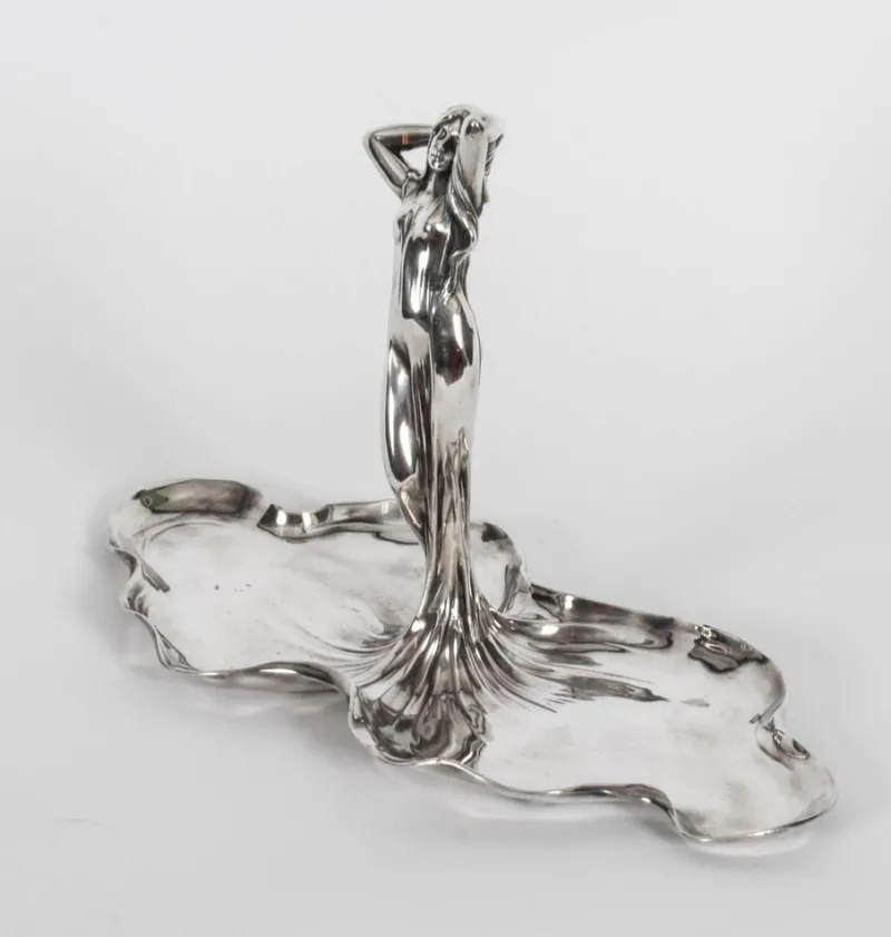 Pamono Antique Silver Plated Sweets Tray from WMF, 1900s> Trays