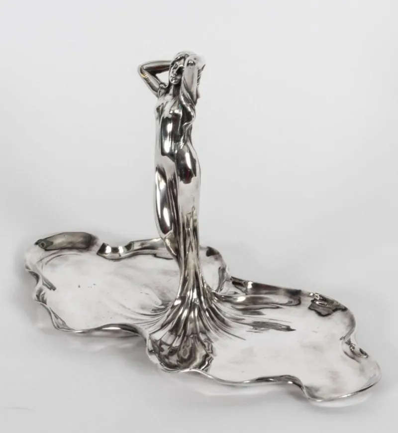 Pamono Antique Silver Plated Sweets Tray from WMF, 1900s> Trays