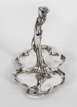 Pamono Antique Silver Plated Sweets Tray from WMF, 1900s><noscript><img width=
