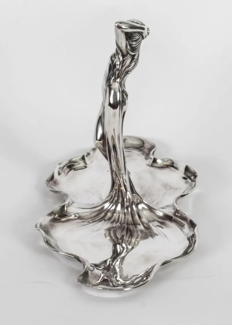 Pamono Antique Silver Plated Sweets Tray from WMF, 1900s> Trays