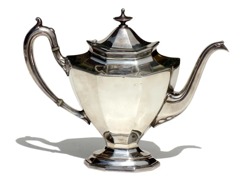Pamono Antique Silver Plated Tea and Coffee Set from Reed & Barton, Set of 5> Coffee & Tea Service