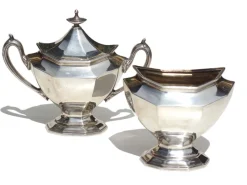 Pamono Antique Silver Plated Tea and Coffee Set from Reed & Barton, Set of 5><noscript><img width=