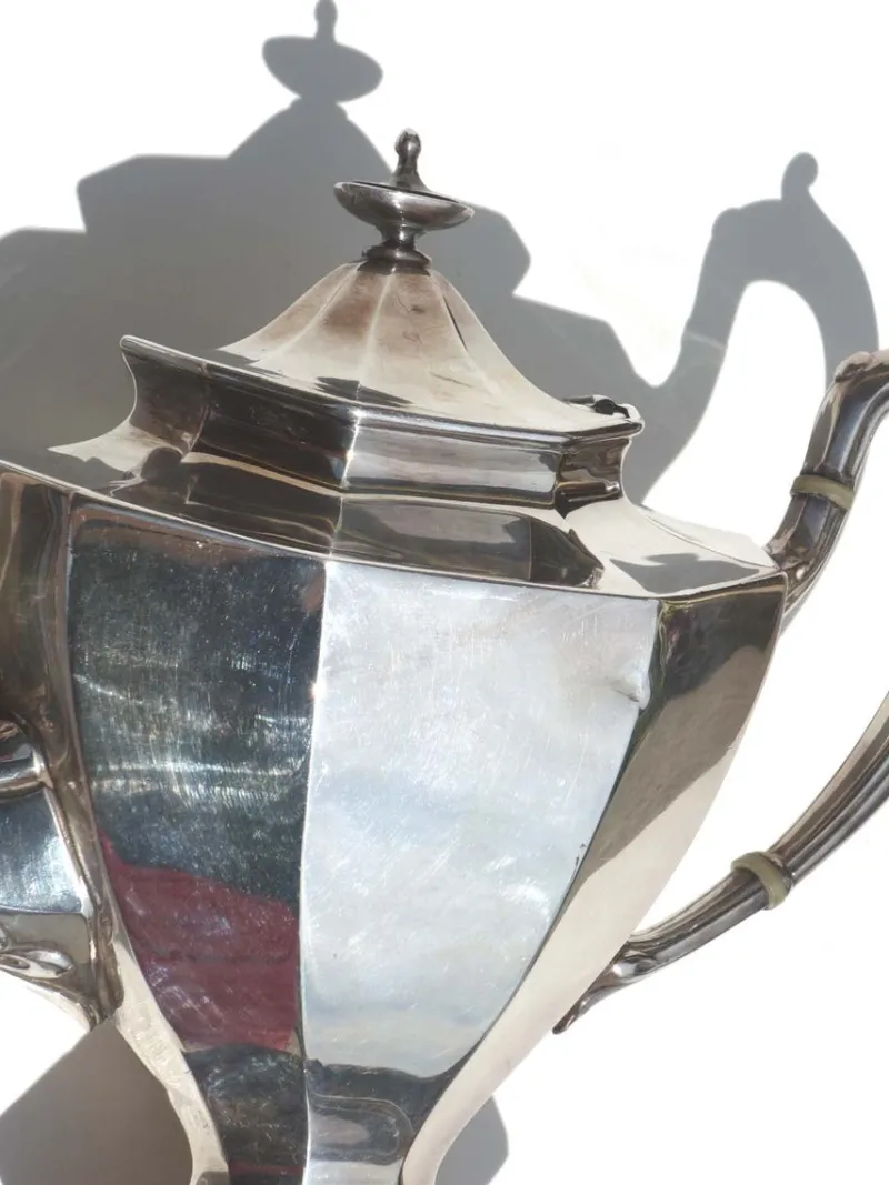 Pamono Antique Silver Plated Tea and Coffee Set from Reed & Barton, Set of 5> Coffee & Tea Service