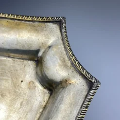 Pamono Antique Silver Plated Tray by Queen Victoria Sheffield, 1890s><noscript><img width=