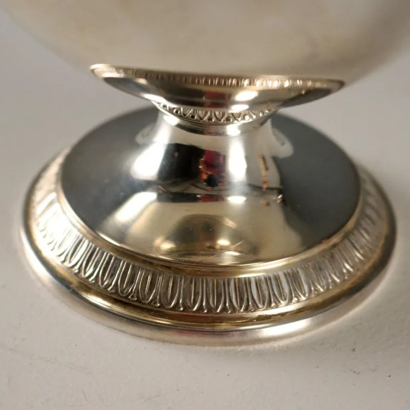 Pamono Antique Silver Sugar Bowl, Italy, 20th Century> Coffee & Tea Service