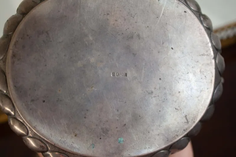 Outlet Pamono Antique Silver Sugar Bowl