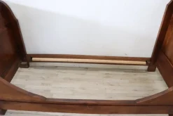 Pamono Antique Single Bed in Walnut, 19th Century><noscript><img width=