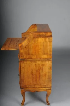 Discount Pamono Antique Slanted Flap Secretary in Walnut Veneer