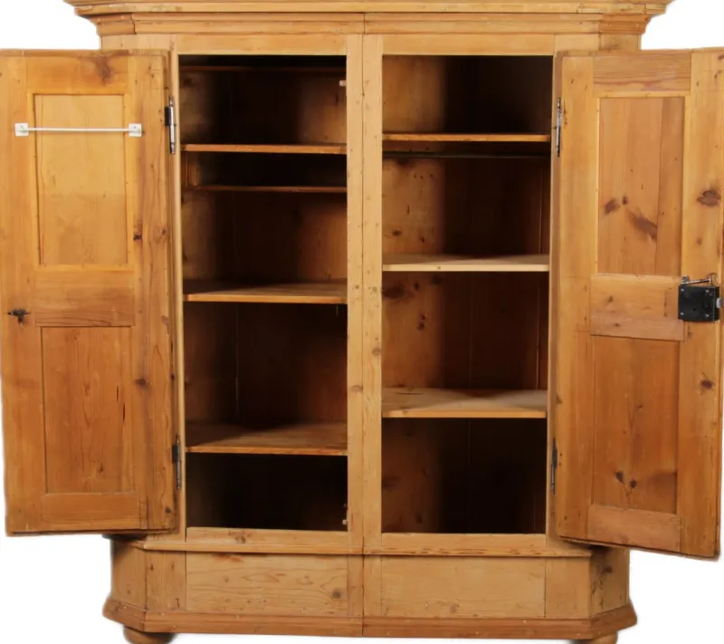 Clearance Pamono Antique Softwood Cabinet, 1820
