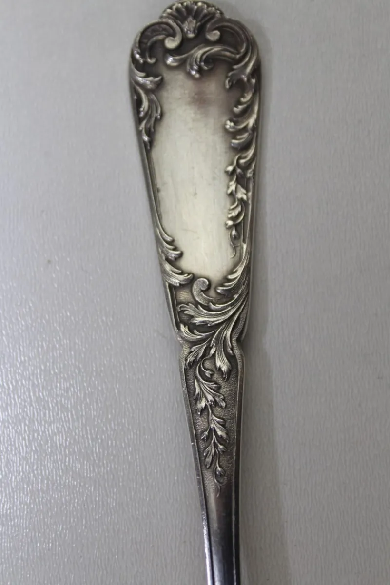 Online Pamono Antique Solid Silver Soup Spoons, 1900s, Set of 12