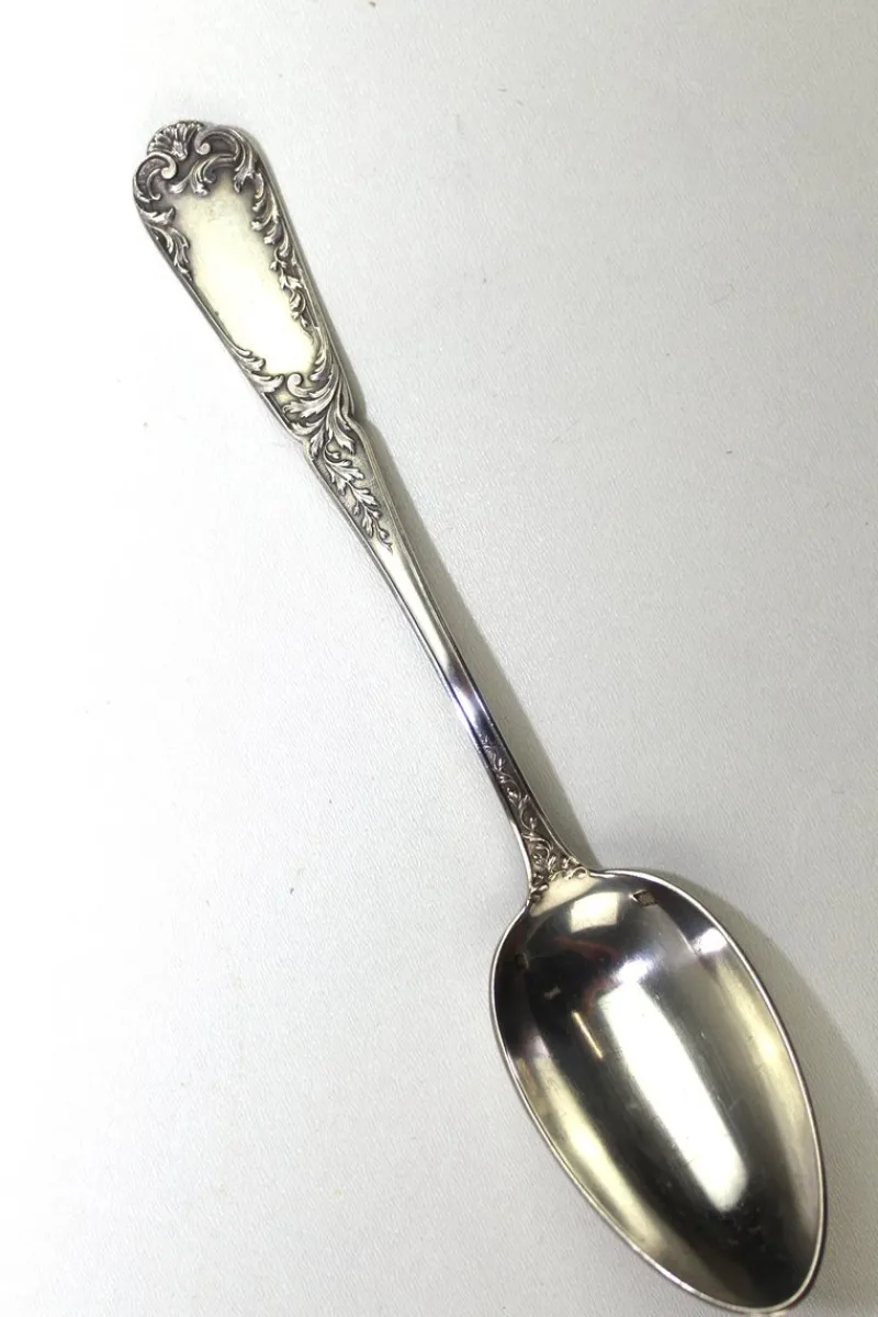 Online Pamono Antique Solid Silver Soup Spoons, 1900s, Set of 12