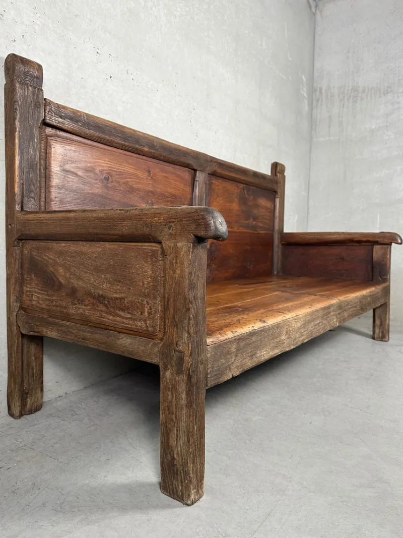 Discount Pamono Antique Spanish Bench, 19th Century