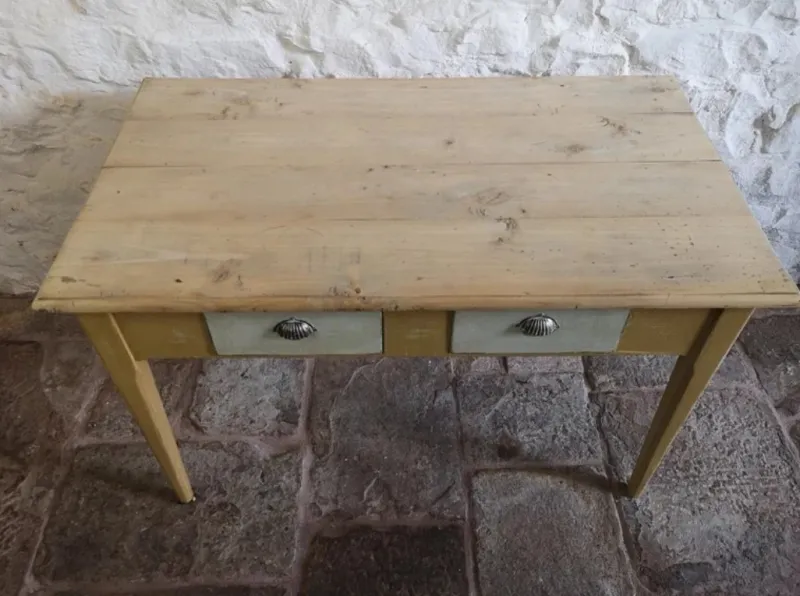 Pamono Antique Spanish Pine Kitchen Table, 1880> Dining Tables & Sets