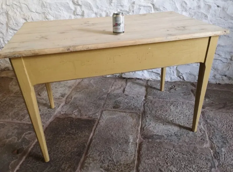 Pamono Antique Spanish Pine Kitchen Table, 1880> Dining Tables & Sets
