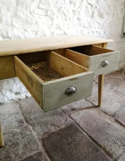 Pamono Antique Spanish Pine Kitchen Table, 1880><noscript><img width=