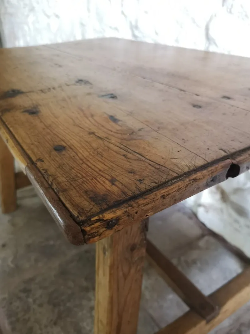 Pamono Antique Spanish Pine Tocinera Table, 1880> Coffee & Side Tables